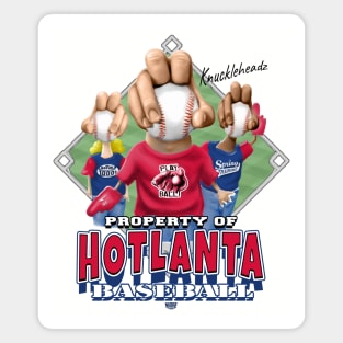 Knucklehead for Hotlanta Baseball Magnet